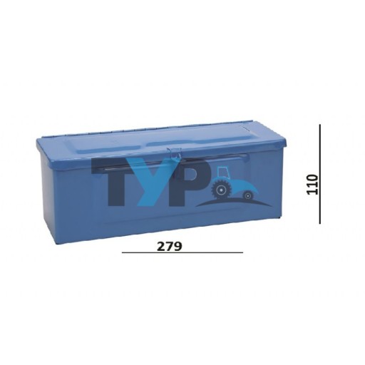 FORD TRACTOR TOOL BOX SMALL WITHOUT LOCKED