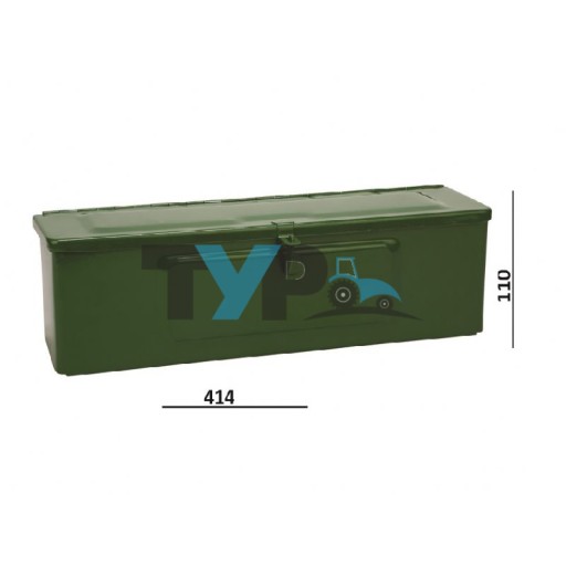 JOHN DEERE  TRACTOR TOOL BOX BIG WITHOUT LOCKED