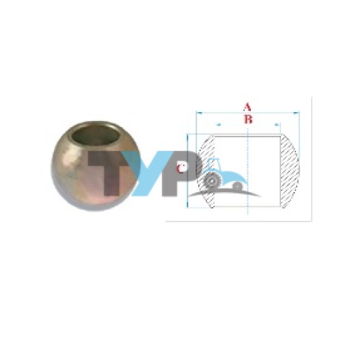 FORD 5000 LOWER LINK BALL WIDE HALL