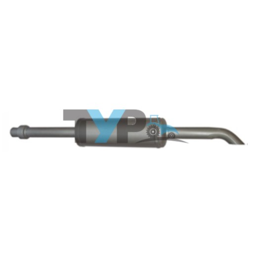 FORD 3000/5000 SILENCER-CURVED-PAINTED