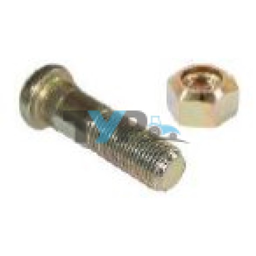 MF 185-285 FRONT WHEEL BOLT+NUT (KIT) 1/2 UNFX44 M