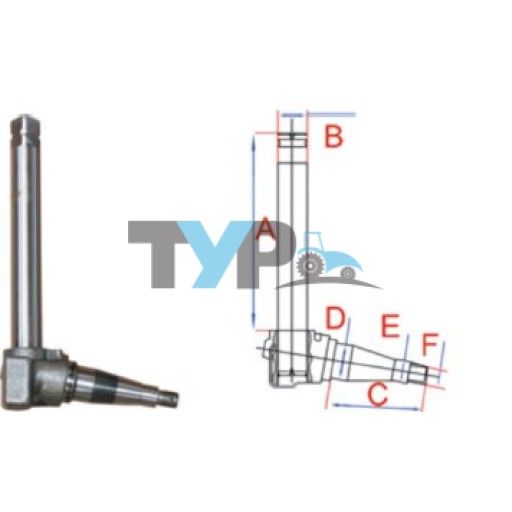 FIAT TD75D/TD85D/TD95D ÖN AKS-R