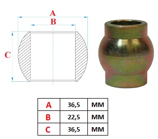TOP LINK BALL  CAT 1  Ç36,5*D22,5*U36,5